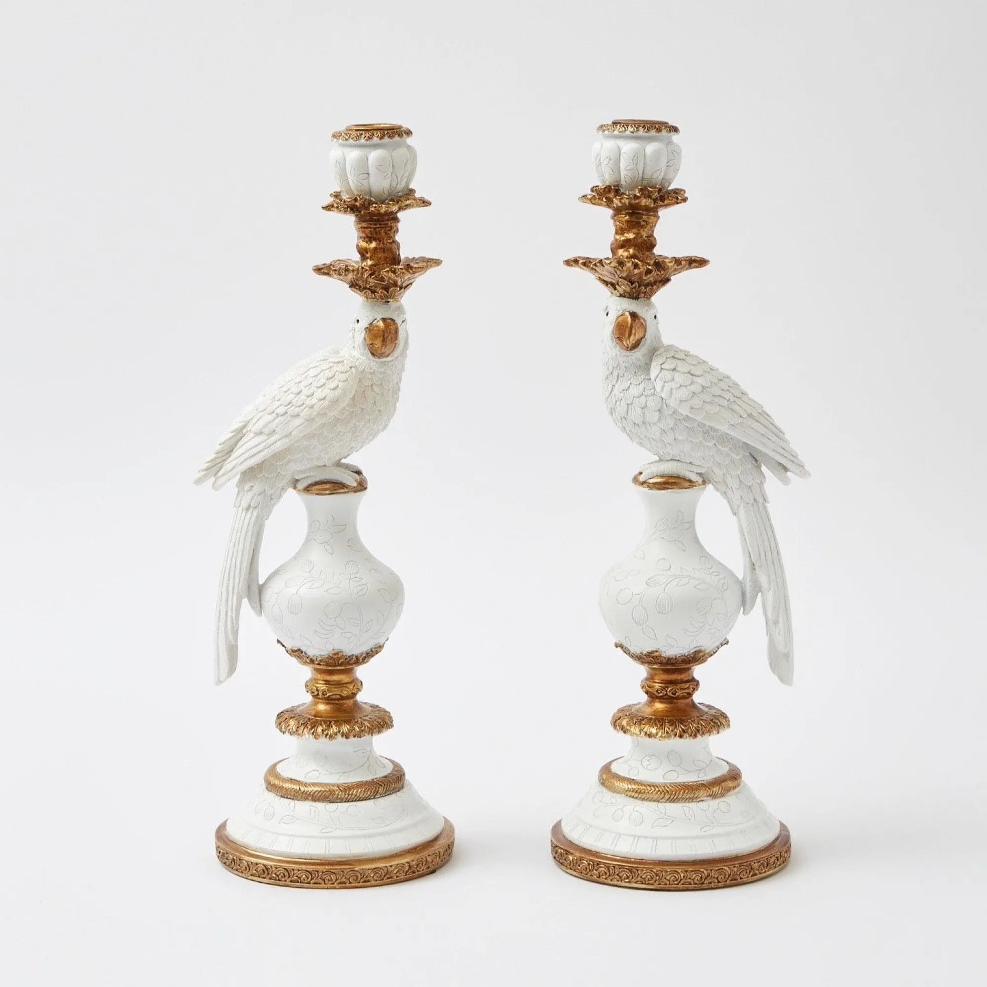 white_parrot_candle_holde_0.webp Cheap White Parrot Candle Holder (Pair) Candle Holders