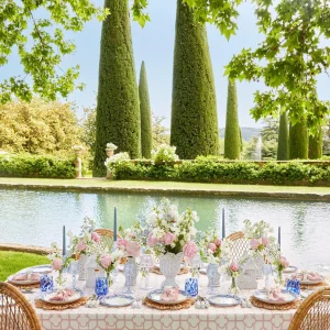 Cheap White Rattan Decoration Set Rattan Tableware