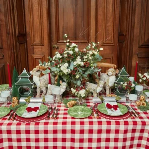 Cheap White Ribbon Water & Wine Glassware Set Glasses