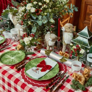 Discount White Ribbon Water & Wine Glassware Set Glassware Sets