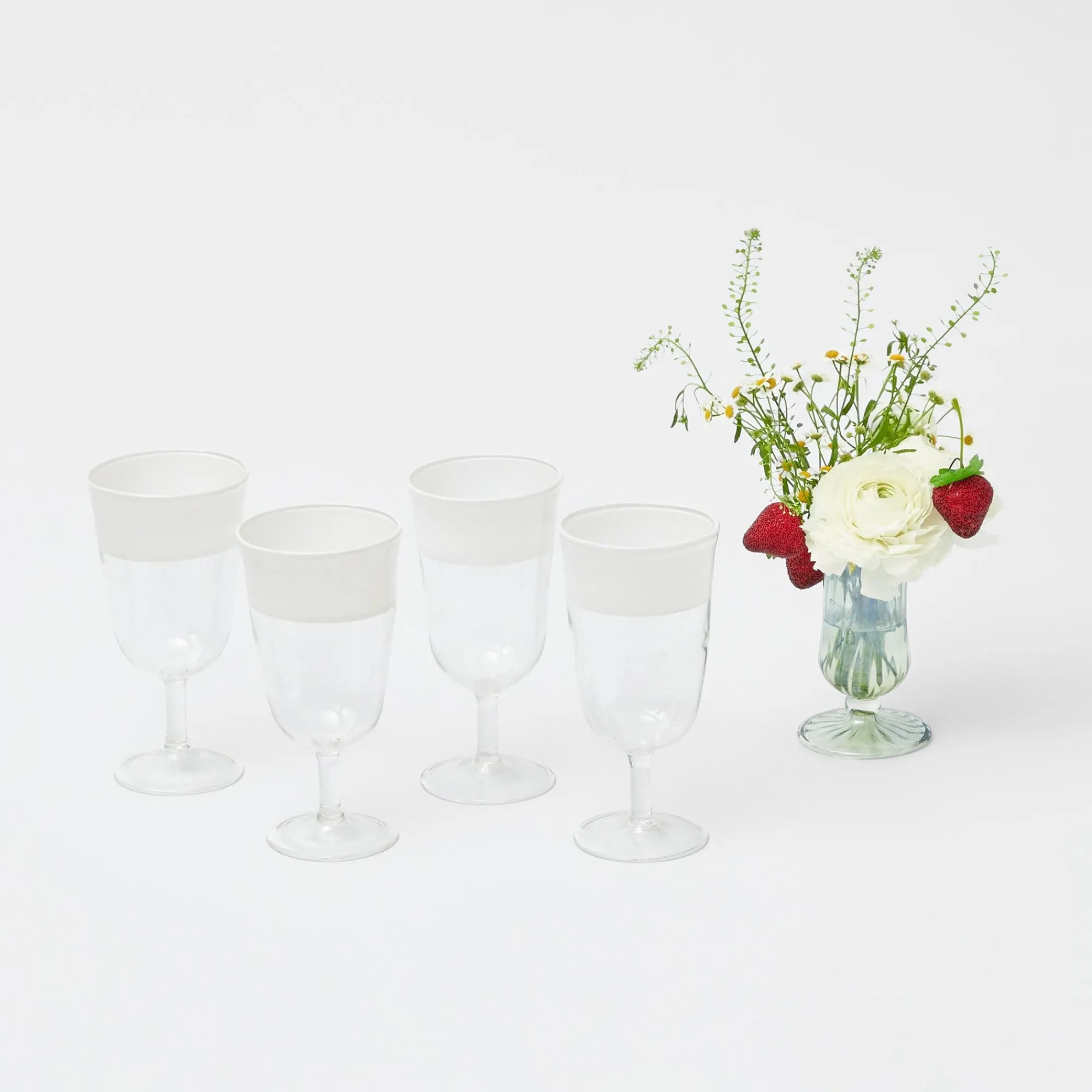 white_ribbon_wine_glasses_12.webp Fashion White Ribbon Wine Glasses (Set Of 4) Glasses