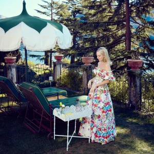 Hot White Scalloped Rattan Tray With Stand Rattan Furniture