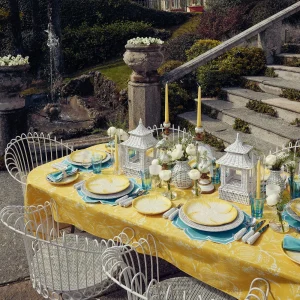 Discount Yellow Capri Lettuce Dinner Plates (Set Of 4) Crockery Sets