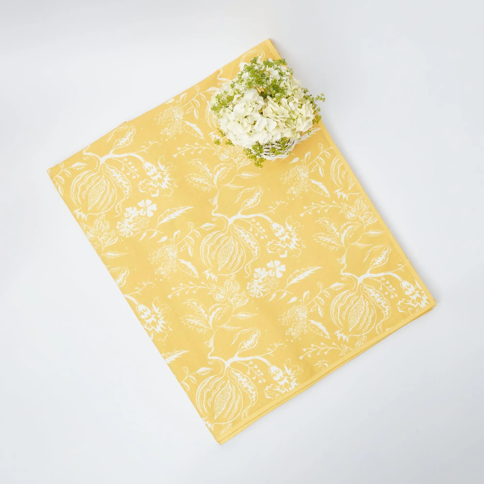 yellow_melograno__fleur_t_12.webp Flash Sale Yellow Melograno & Fleur Turquoise Linen Set Table Linen Sets