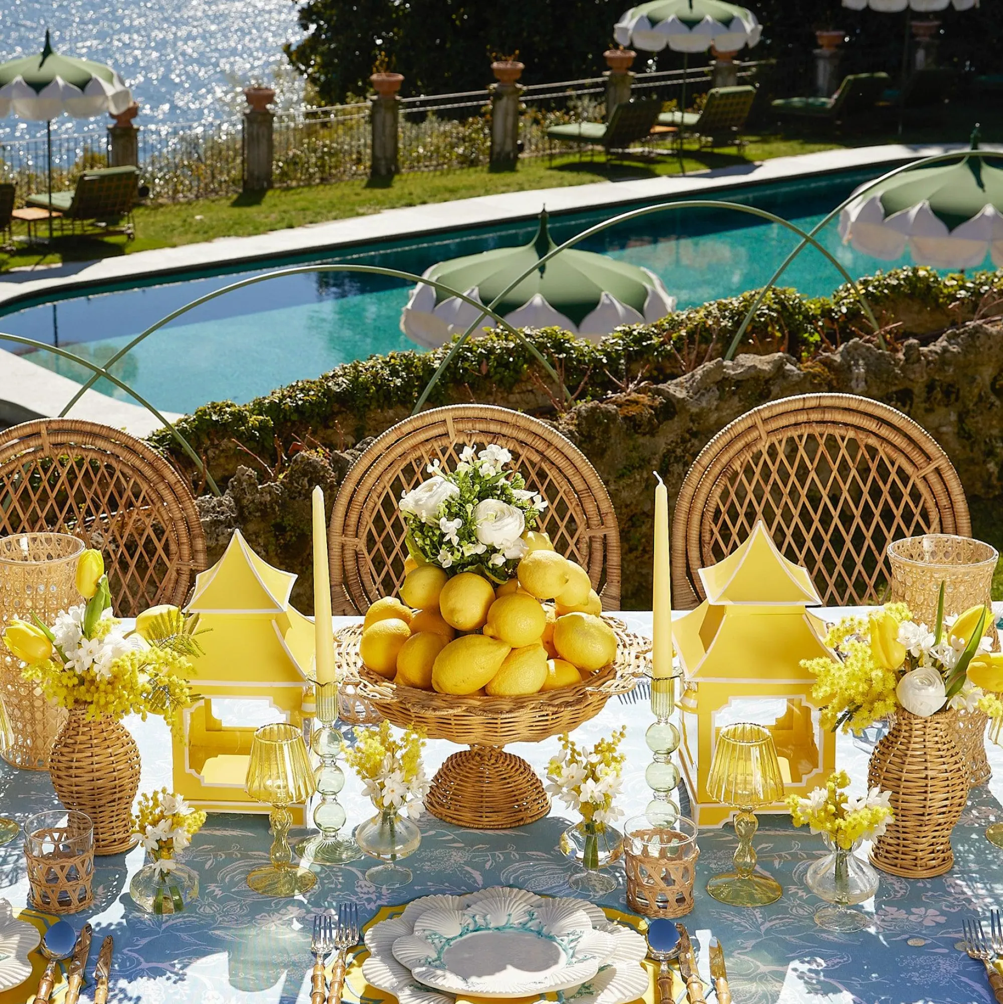 yellow_pagoda_lantern_3-1.webp Clearance Yellow Pagoda Lantern Candle Holders